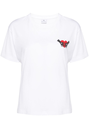 PS Paul Smith graphic-print cotton T-shirt - White