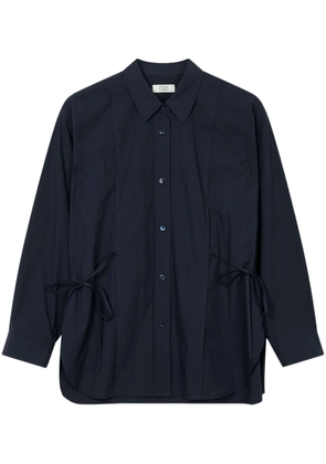 STUDIO TOMBOY long-sleeve side-tie shirt - Blue