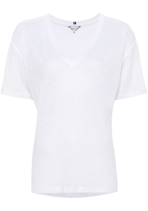 Tommy Hilfiger slub-textured T-shirt - White