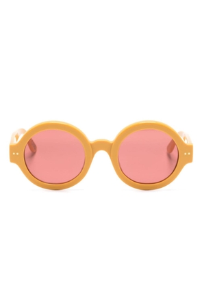 Retrosuperfuture Nakagin Tower round-frame sunglasses - Yellow