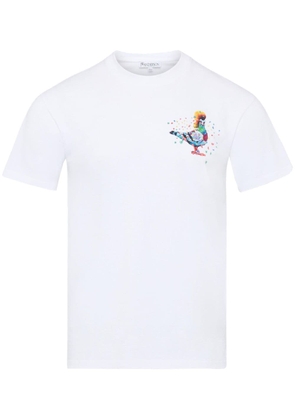 JW Anderson Pigeon organic-cotton T-shirt - White
