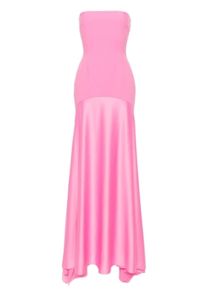 Solace London Alessandra contrast maxi dress - Pink