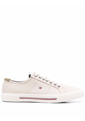 Tommy Hilfiger low-top canvas sneakers - Neutrals
