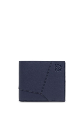 LOEWE Puzzle bifold leather wallet - Blue