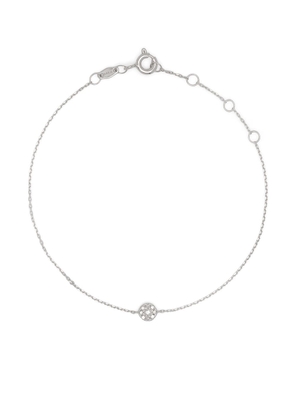 Djula 18kt white gold Target diamond chain bracelet - Silver