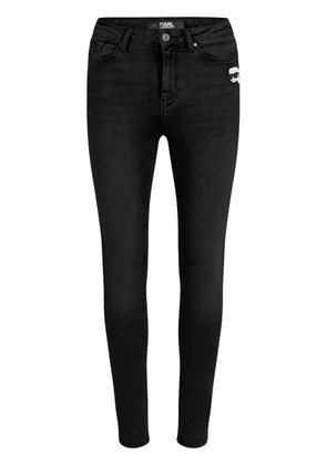 Karl Lagerfeld Ikonik 2.0 mid-rise skinny jeans - Black