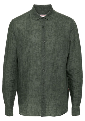 Orlebar Brown long-sleeve linen shirt - Green
