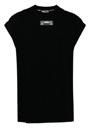 AAPE BY *A BATHING APE® logo-patch cotton tank top - Black