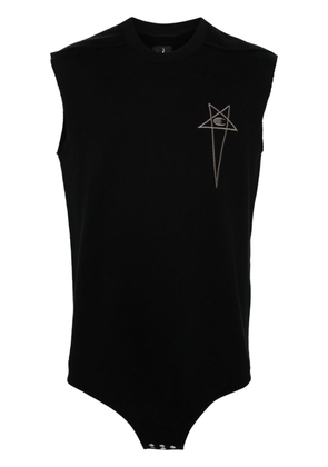 Rick Owens X Champion logo-embroidered jersey bodysuit - Black