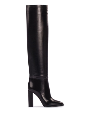 Le Silla 110mm Leather Boots - Black