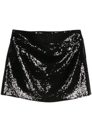 Federica Tosi sequin-embellished mini skirt - Black