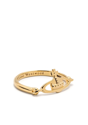 Vivienne Westwood Orb-charm thin ring - Gold