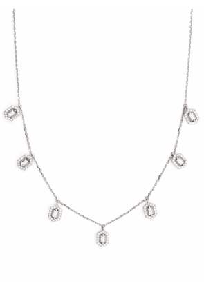 Djula 18kt white gold Eclat diamond choker - Silver