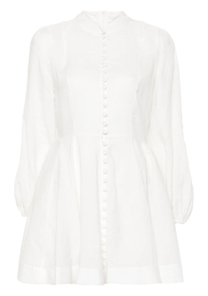 Ana Radu linen mini dress - White