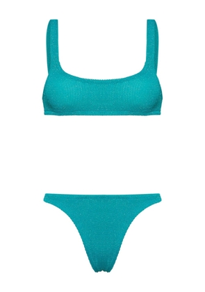 MC2 Saint Barth Elise seersucker-texture bikini - Blue