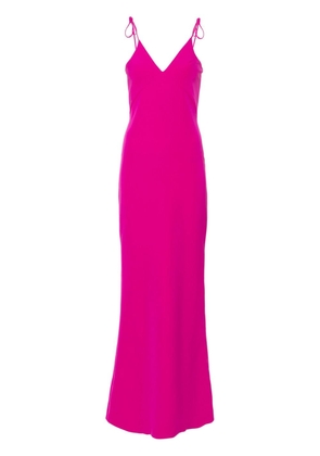 Ana Radu V-neck maxi dress - Pink