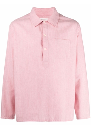 Mackintosh Military cotton-wool shirt - Pink