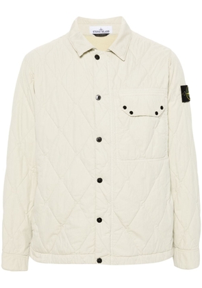 Stone Island Compass-badge quilted jacket - Neutrals