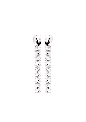 AREA Baguette crystal drop earrings - Gold