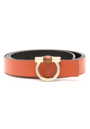 Ferragamo reversible Gancini leather belt - Brown