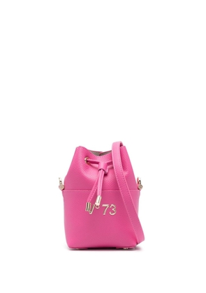 V°73 logo-lettering bucket bag - Pink