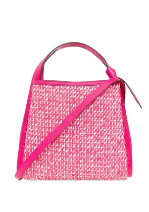 Kate Spade medium Knott tweed leather bag - Pink