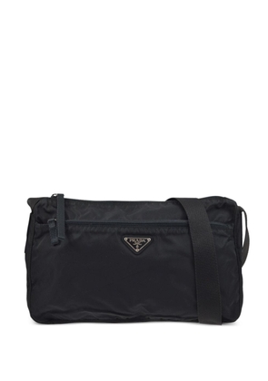 Prada Pre-Owned 1990-2000s triangle-logo shoulder bag - Black