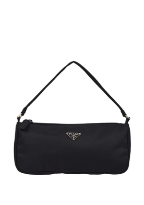 Prada Pre-Owned 1990-2000s triangle-logo handbag - Black