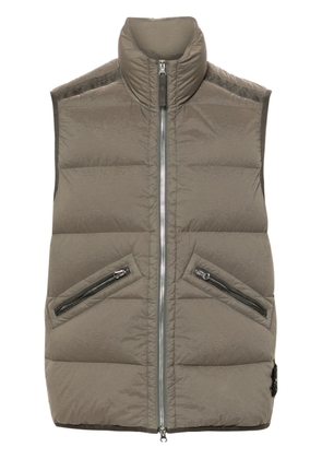 Stone Island Compass-badge quilted gilet - Neutrals