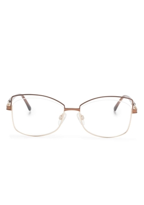 Cazal 4307 butterfly-frame glasses - Brown