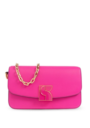 Kate Spade Dakota appliqué-logo cross body bag - Pink