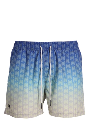 OAS Company ombré star-print swim shorts - Blue