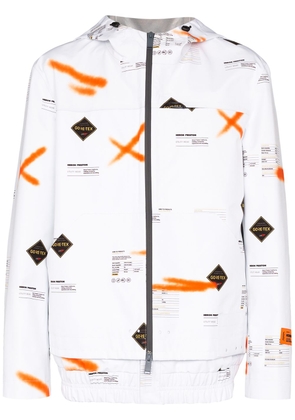 Heron Preston GORE-TEX printed windbreaker jacket - White