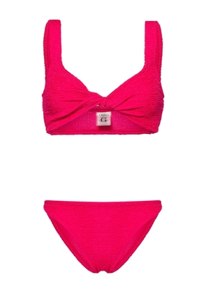 Hunza G Juno shirred bikini - Pink