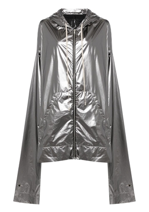 Rick Owens x Champion metallic hooded jacket - Silver