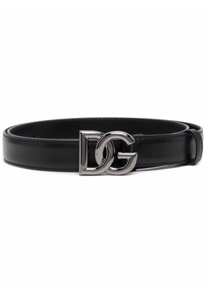 Dolce & Gabbana logo buckle belt - Black