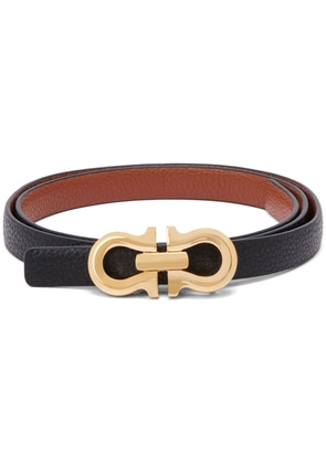 Ferragamo Gancini leather belt - Black