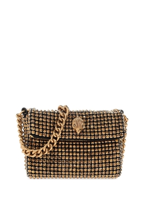 Kurt Geiger London mini Party crystal-embellished cross body bag - Gold