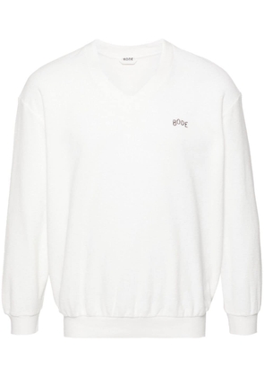 BODE Boston terry-cloth sweatshirt - White