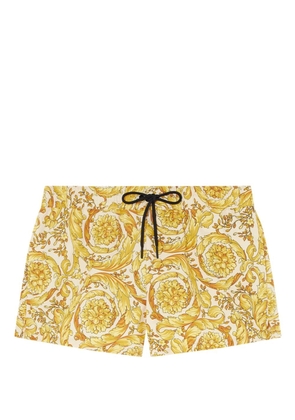 Versace Barocco swim shorts - Yellow