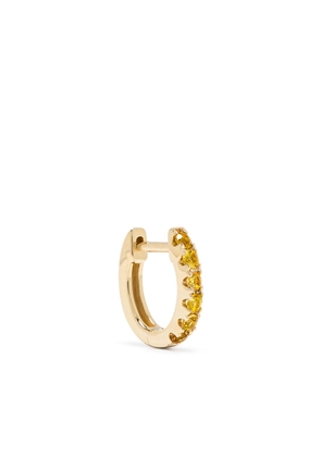 Roxanne First 14kt yellow gold Huggie yellow-sapphires single earring