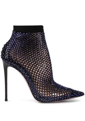 Le Silla Gilda 120mm mesh ankle boots - Blue