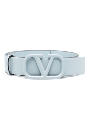 Valentino Garavani VLogo leather belt - Blue