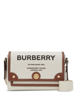 Burberry Horseferry print canvas note shoulder bag - Neutrals