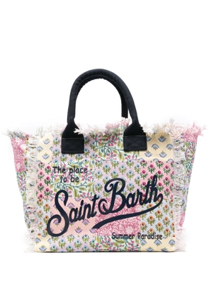 MC2 Saint Barth Vanity floral-print beach bag - Pink