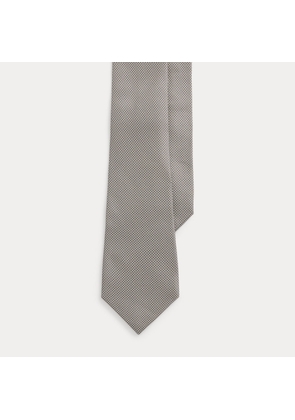 Pin-Dot-Print Silk Twill Tie