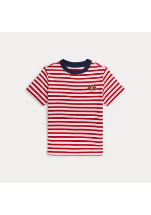 Sailing-Flag Striped Cotton Jersey Tee