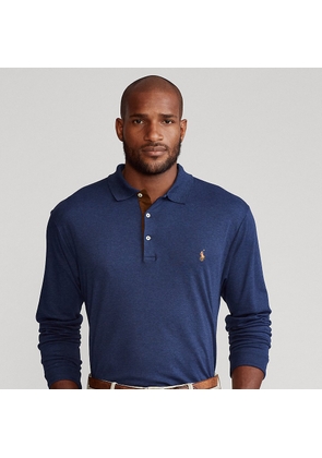 Big & Tall - Soft Cotton Long-Sleeve Polo Shirt