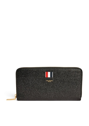 Thom Browne Leather Continental Zip Wallet