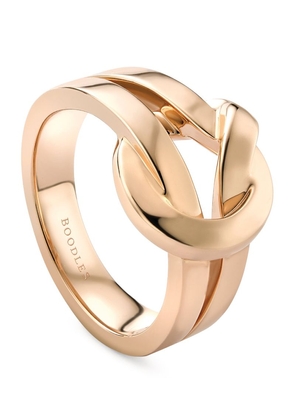 Boodles Rose Gold The Knot Ring